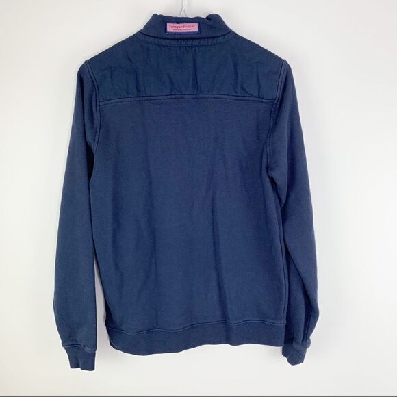 Vineyard Vines Blue Shep Shirt/ Half Zip Sz XL Boys - Picture 2 of 13